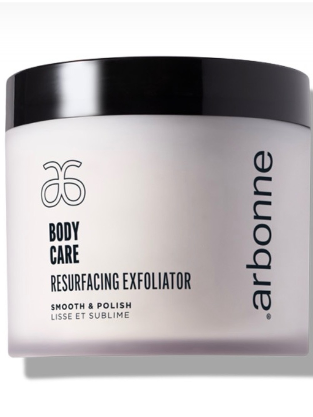 Arbonne Resurfacing Exfoliator - White & Black